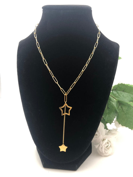 Stainless Steel Stars Necklace