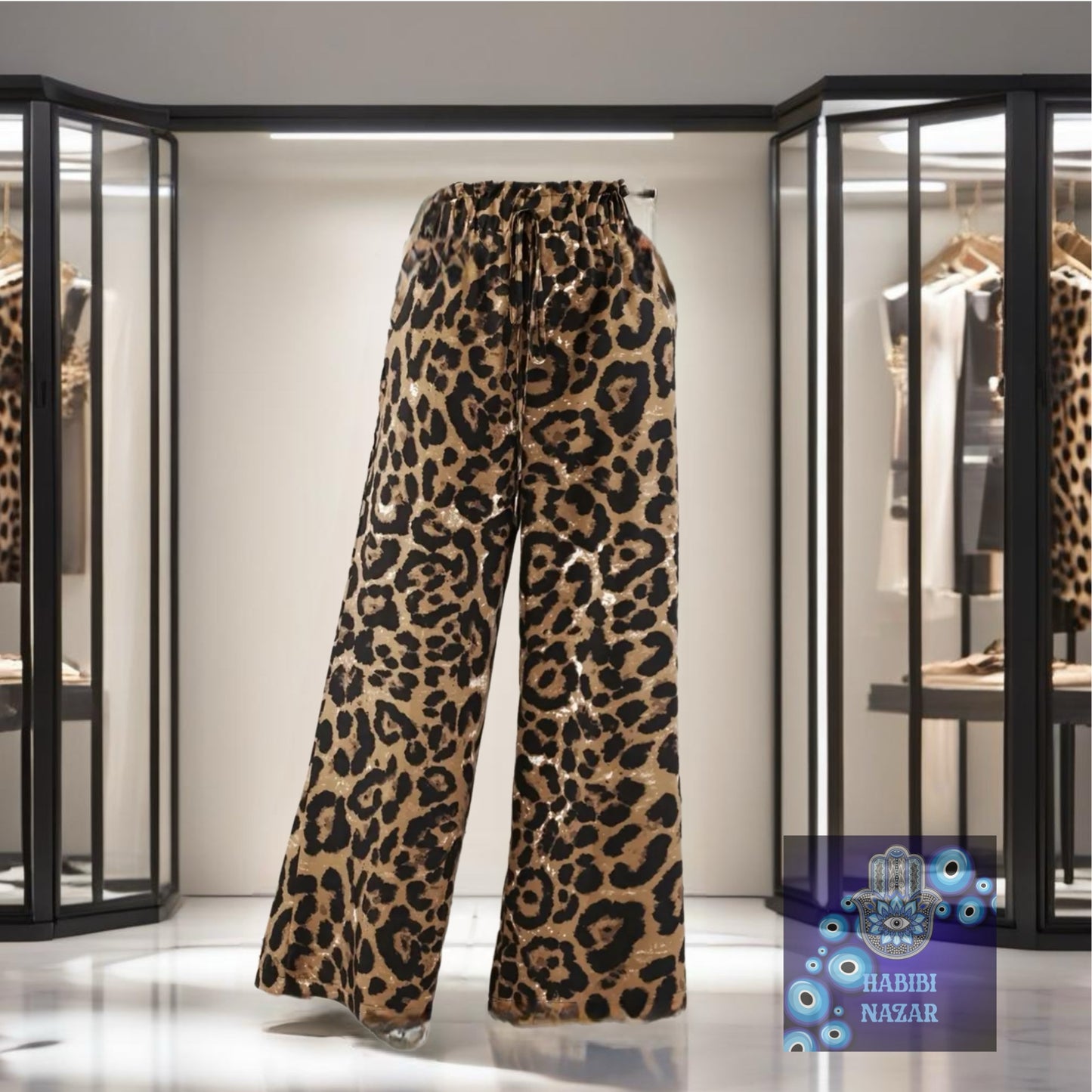 Leopard Print casual Pants